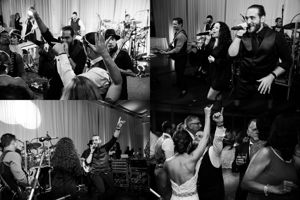 groovy 7 band in new orleans entertain guests at wedding reception